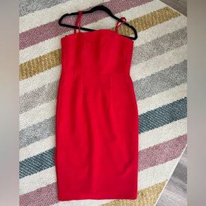 Size 4, red Milly dress